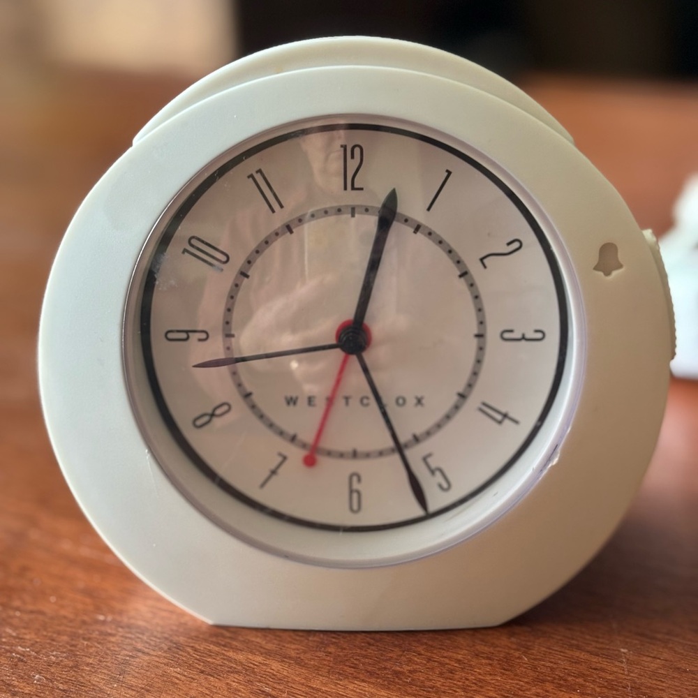 vintage Westclox electric alarm clock w directions